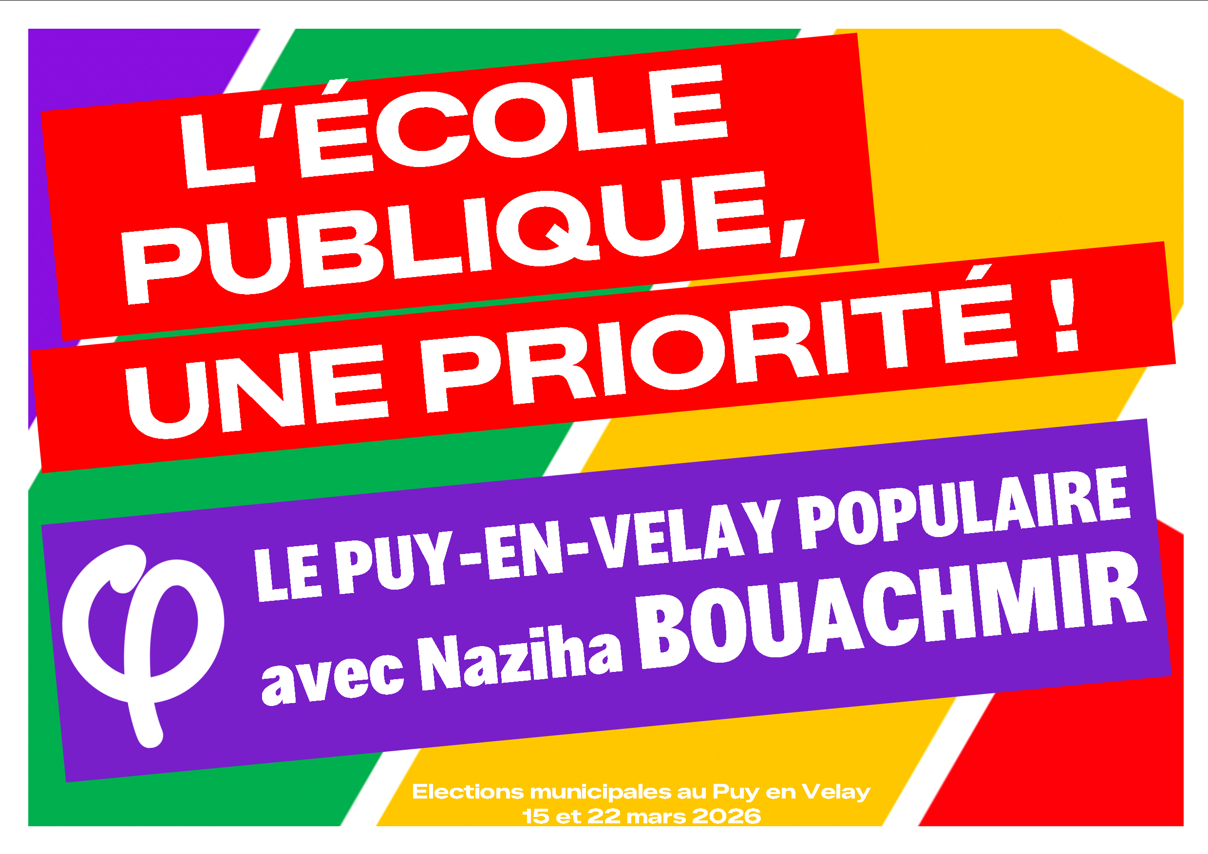 PROGRAMME – L&rsquo;école publique, une priorité.